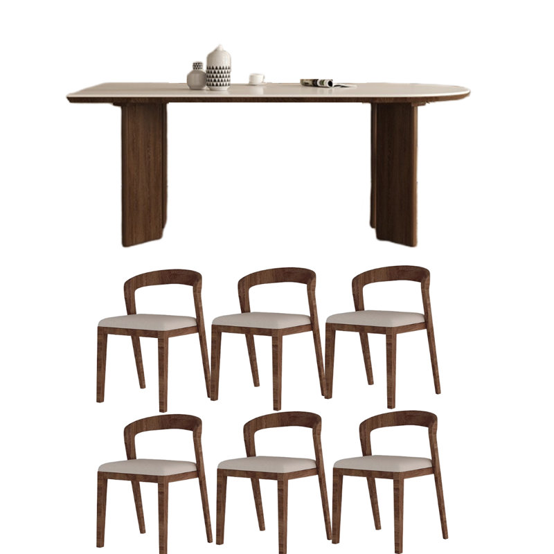 Table Minimalist Rock, blanc polaire mat, H 29,5 po x L 63 po x l 31,5 po