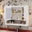 Armoire murale 35 po avec miroir