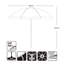 Mckinley 300cm Beach Parasol-960250298