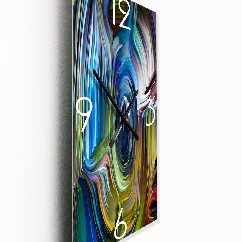 Colour Fusion - Modern Wall Clock, Small