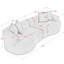 Canapé modulaire courbé 4 places Modern Cloud-214363791