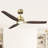 56" Propeller Solid Wood Blades Dimmable LED Ceiling Fan with Light and Remote Control, 3 Color Lights, 6-Speed Reversible DC Motor, Timer