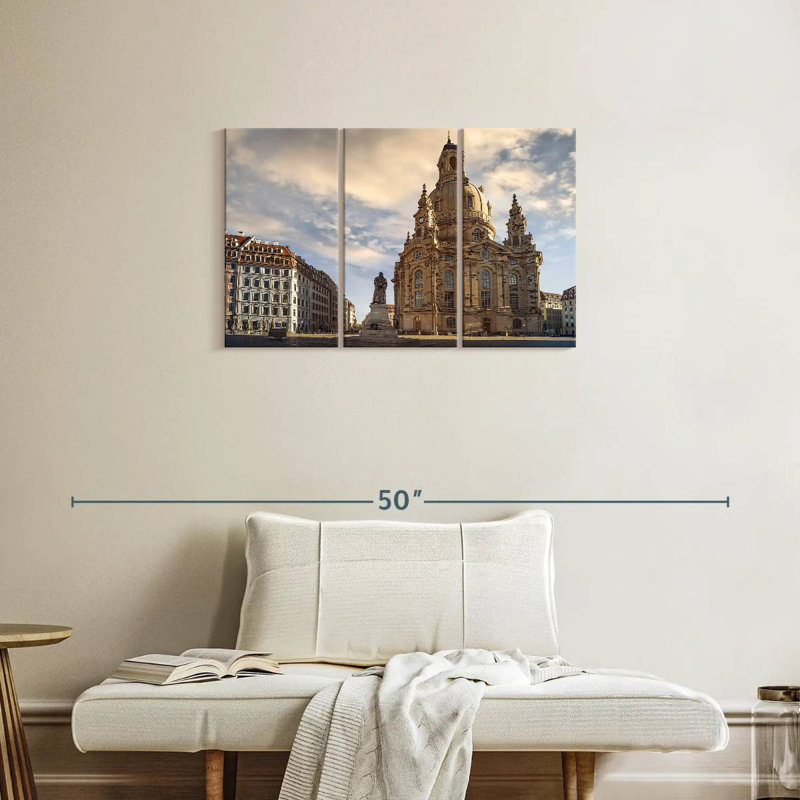 Église Dresden Frauenkirche, H 20 po x l 33 po
