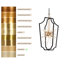 Lustre géométrique spoutnik à 6 lumières Kaylaa