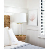 Harper Magelian Glass Table Lamp (Natural Brass)