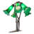 16" High Green Tiffany Pond Lily 5 Light Table Lamp-2138241366-2127056517