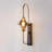Amber Ribber Glass Wall Lamp