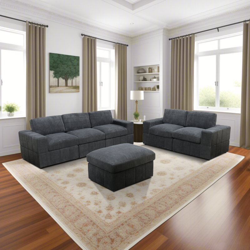 Mickinley 104'' Corduroy Sofa