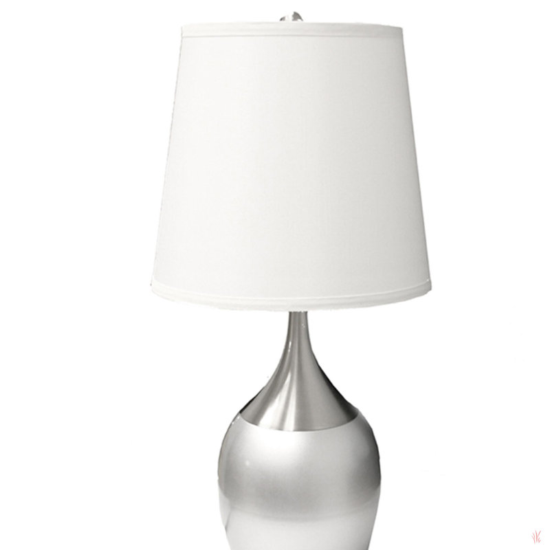 Lampe de table 24 po avec abat-jour blanc 24 po
