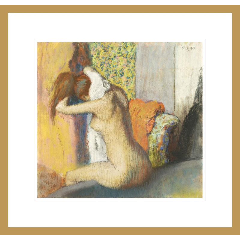 Edgar Degas - estampe numérique encadrée, H 17,75 po x l 18,49 po