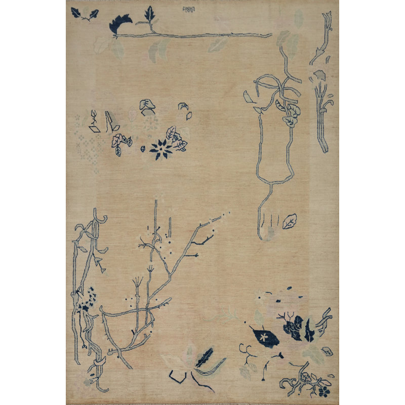 Tapis oriental Art Deco 9 x 12
