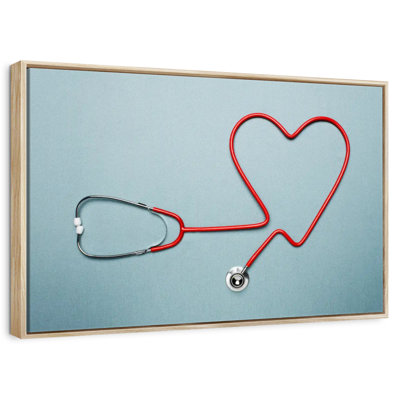 Stéthoscope en forme de cœur