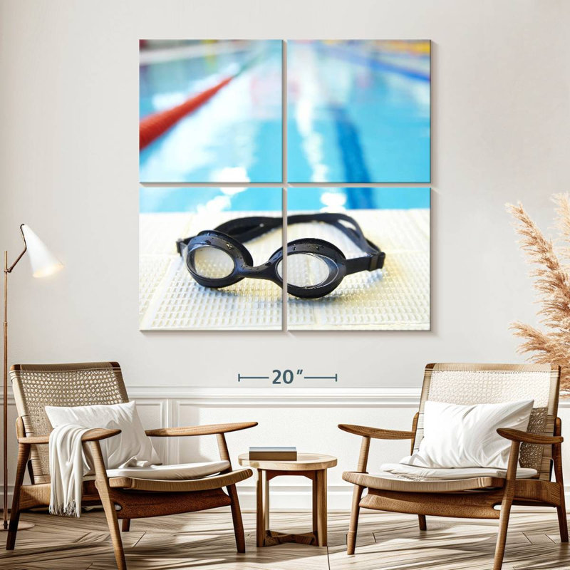 Lunettes de piscine, H 57 po x l 57 po