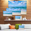 Serene Blue Tropical Beach - Photographie sur toile tendue-1230375051-1230375045