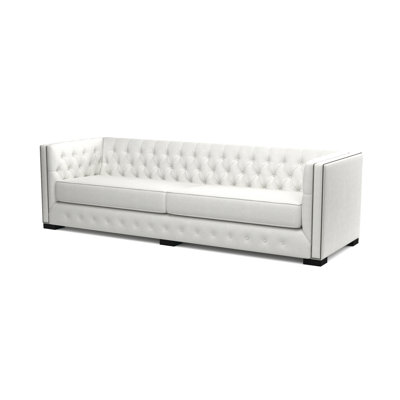 Estevez Upholstered 108 " Linen Sofa