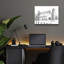 «Black and White Barn Study 1» par Ethan Harper, art mural en verre acrylique