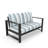 Oltjana Outdoor Patio Loveseat With Sunbrella® Cushions-124071161