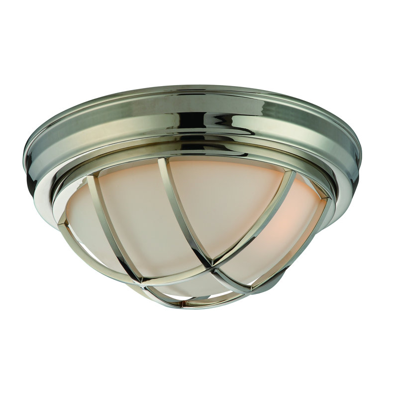 Kimball 1 - Light LED Flush Mount, 6.75" / Aged Brass