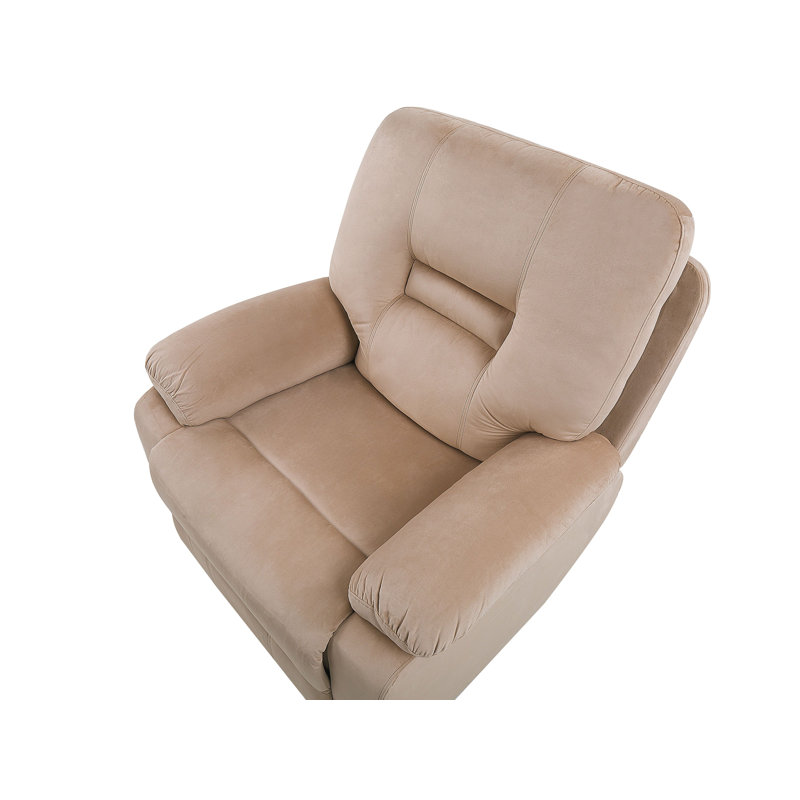Aldea Velvet Armchair, Beige