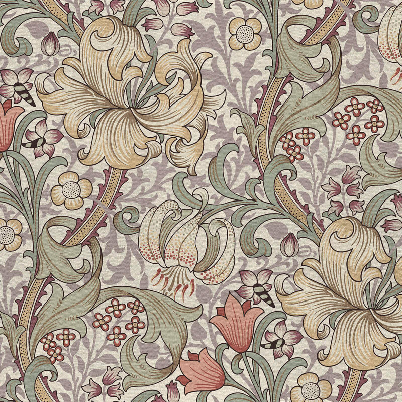 GOLDEN LILY Wallpaper - Cirrus 9'10" - full height wallpaper