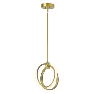 Jaiya Orb LED Pendant - Dimmable 1150 Lumens 3000K - 20W Pendant Lighting For Kitchen Island - Hanging Light Fixtures