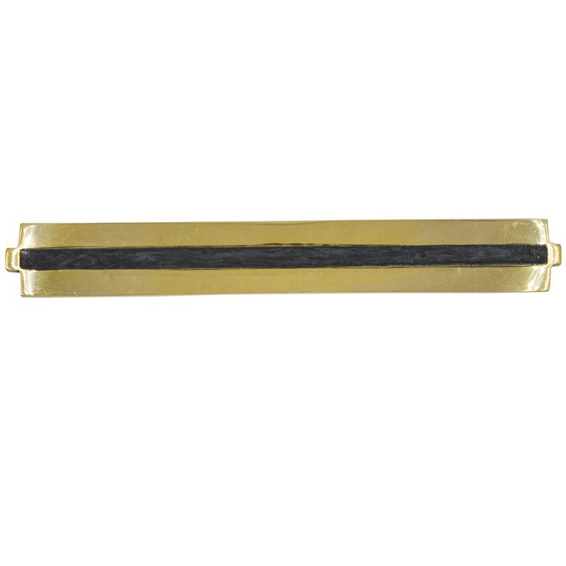 Karl Bar / Handle Pull, Charcoal, 5.5"