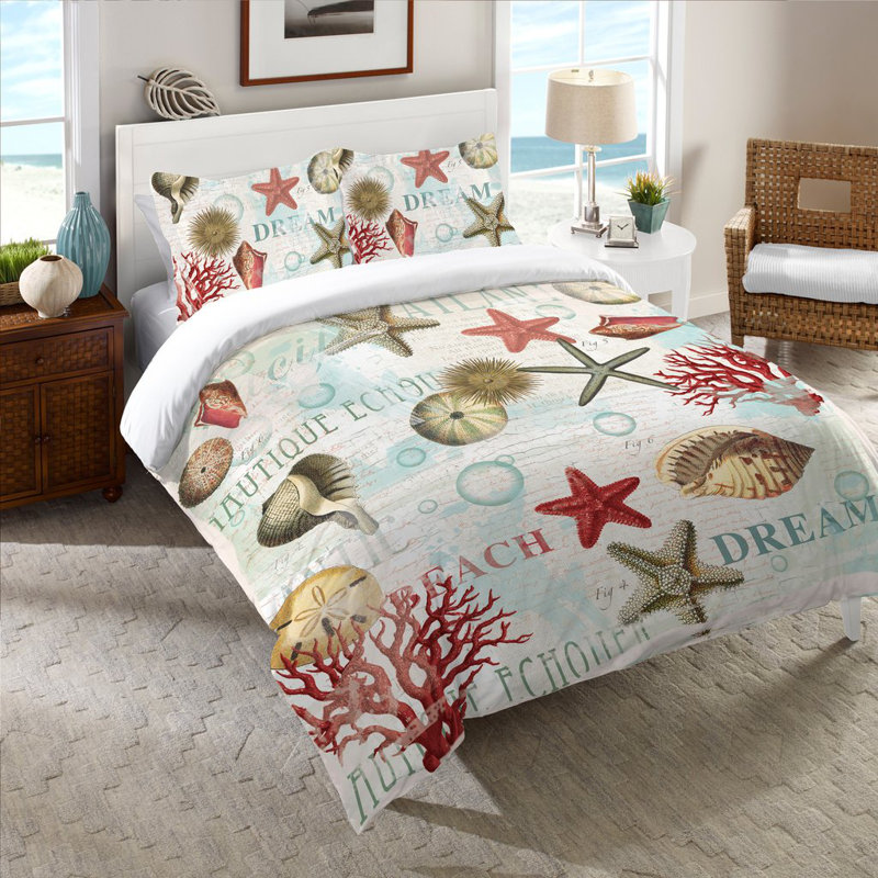 Dream Beach Shells Comforter, Queen Comforter