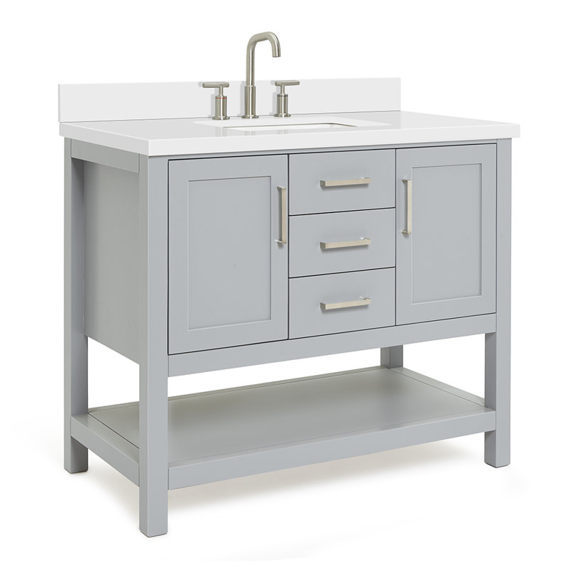 Bayhill 43'' W Single Vanity, Gray