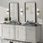 Miroir de salle de bain mural en verre trempé et métal Molly-1104800365-1126530365-1094644534