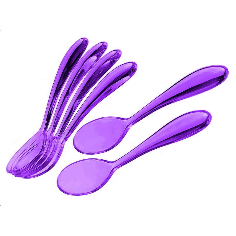 Art & Café Acrylic Sugar Spoon, Violet