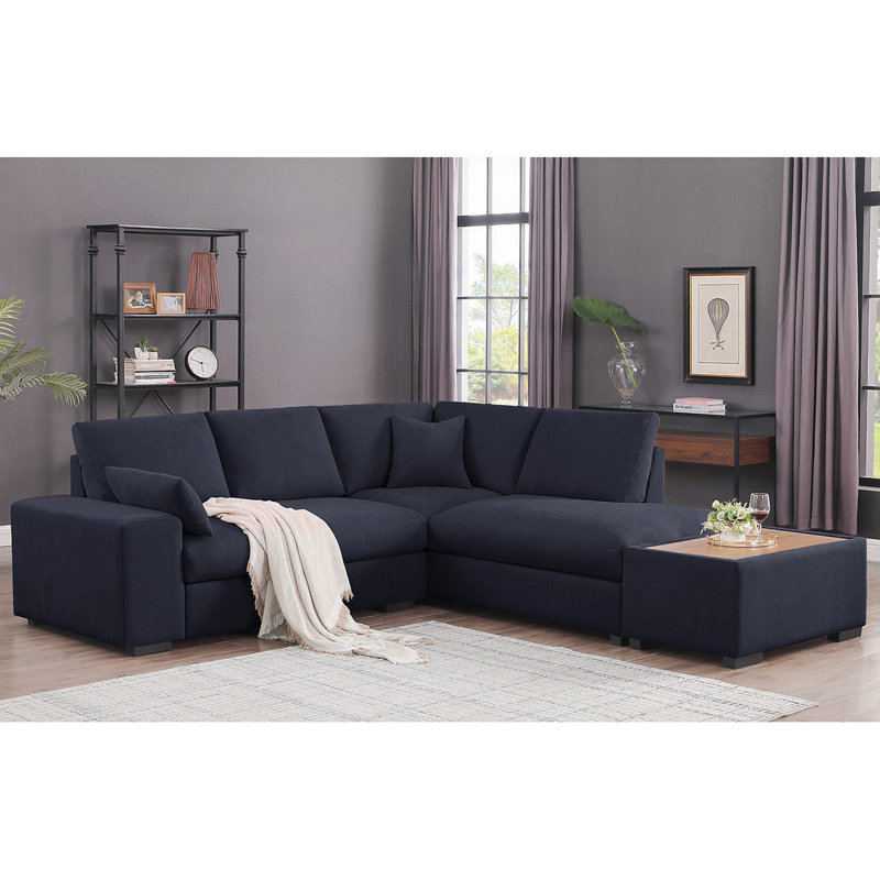 Canapé modulaire en tissu tissé
