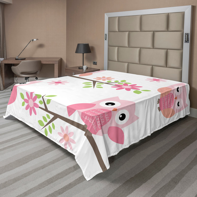 Drap-housse Ambesonne, Drap plat pour très grand lit californien