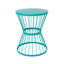 Table d'appoint en acier inoxydable 16 po