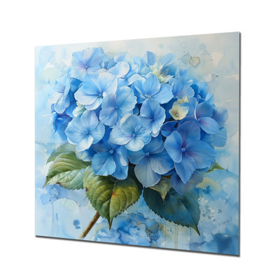 Soft Blue Hydrangea Serenade II - Hydrangea Wall Decor
