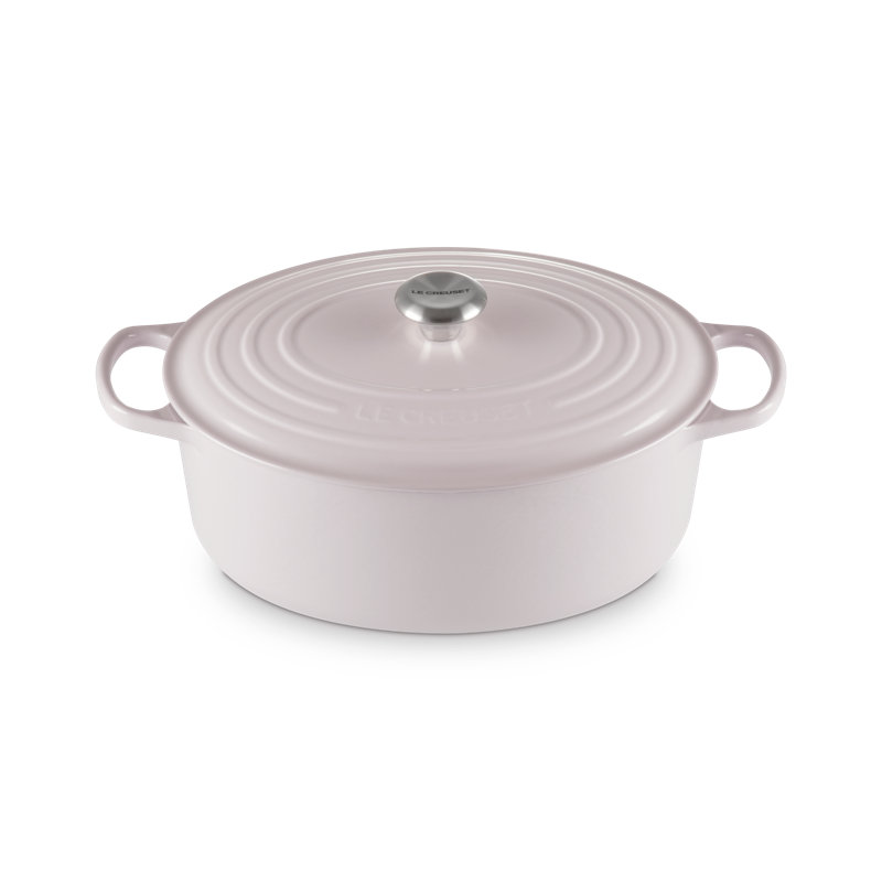 Le Creuset Signature Cast Iron Oval Oven 8 Qt, Shallot