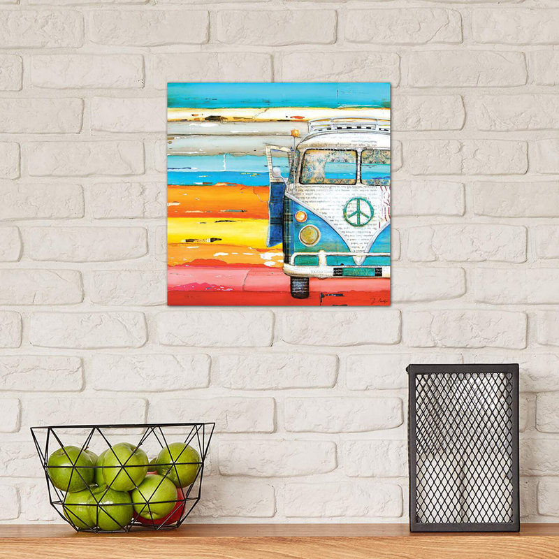 Playing Hooky by Danny Phillips - Wrapped Canvas Painting, 30.48 cm H x 30.48 cm W