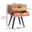 Pavlik 47cm W Iron Bedside Table