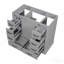 Meuble-lavabo 36 po sans lavabo, base d'armoire seulement, six tiroirs, diviseur de tiroir multifonctionnel, tablette réglable, gris-129754220