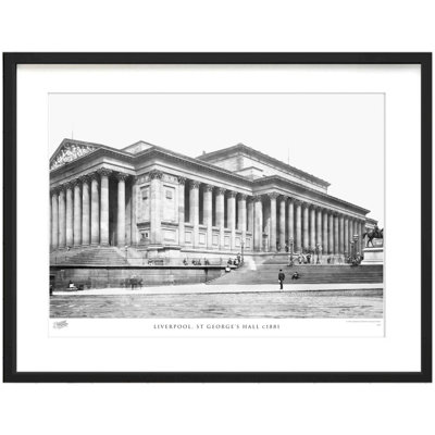 Liverpool, St George's Hall C1881 by Francis Frith - Single Picture Frame Print