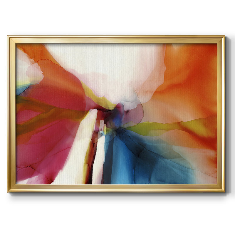 Disconnect Phenomena, Toile avec cadre doré, H 26 po x l 38 po x P 1,5 po