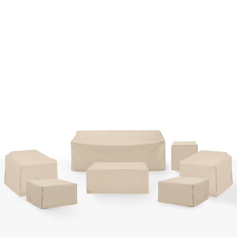 Furniture Covers Outdoor Conversation Set Cover, Tan