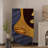 Modern Abstraction Double Door Wardrobe