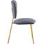 Chaise d'appoint rembourrée en velours Angel-1136189232