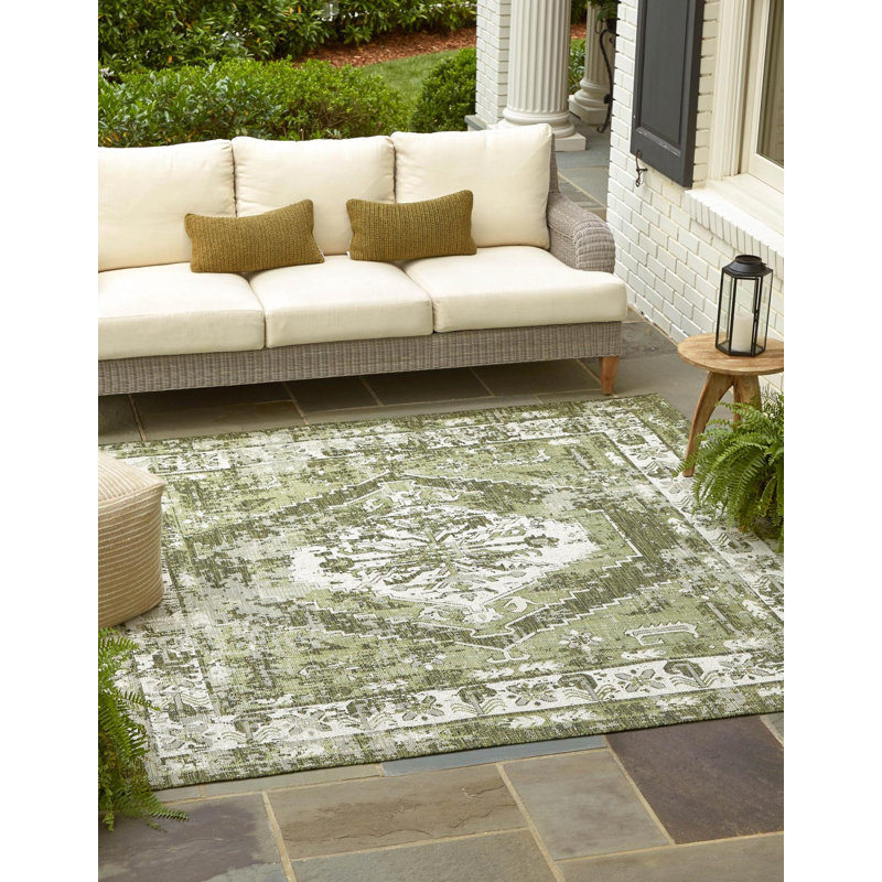 Valerie Oriental Indoor / Outdoor Rug, Square 10'