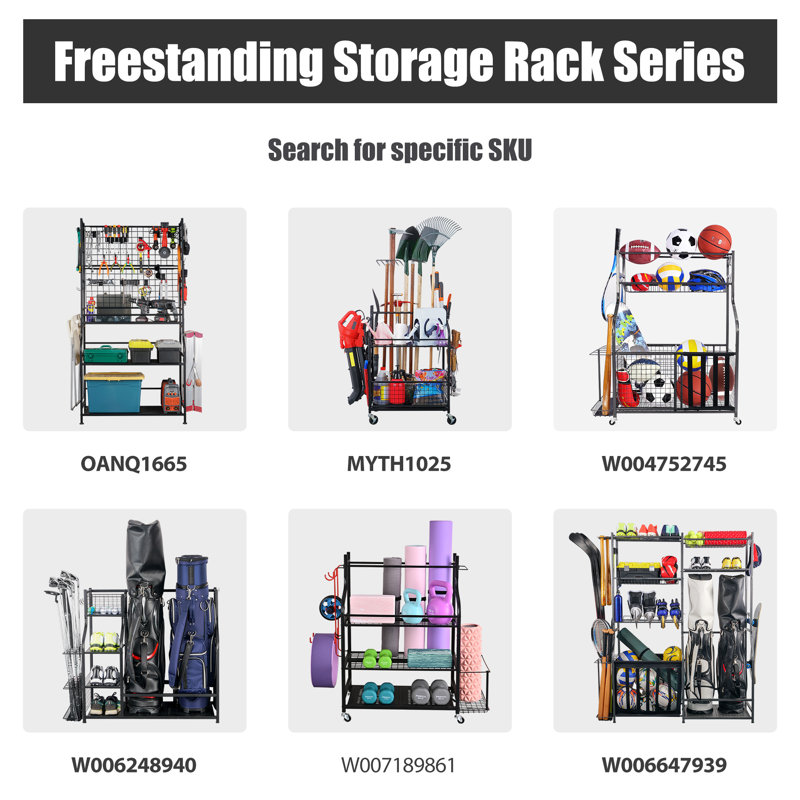 Copernicus Freestanding Golf Storage Rack