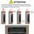 60 Inch Electric Fireplace, Wall Mounted Or Built-In, Multi Color Flame & , 1400W Heat, Clear Digital Display Remote, Changing Function