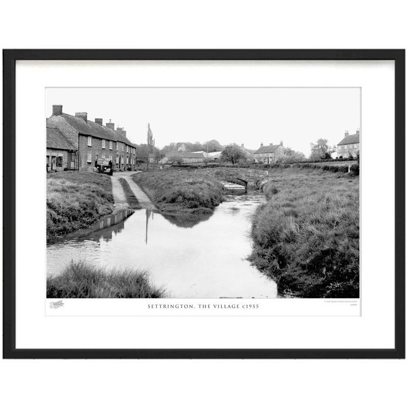 Settrington, The Village C1955 by Francis Frith - Single Picture Frame Print, 40cm H x 50cm W x 2.3cm D