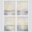 Aquarelle océan paysage marin encadré sur papier, impression de 4 pièces-93012566-93012568