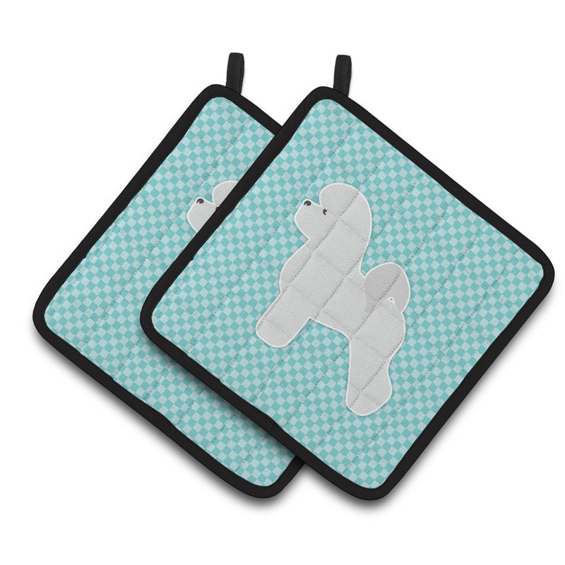 Winston Porter Polyester Potholder, Blue