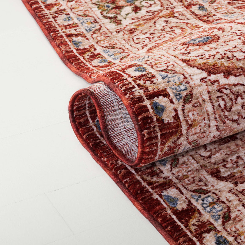 Tapis tissé à la machine en polyester Ralph Lauren, Rectangle 7 pi 9 po x 10 pi